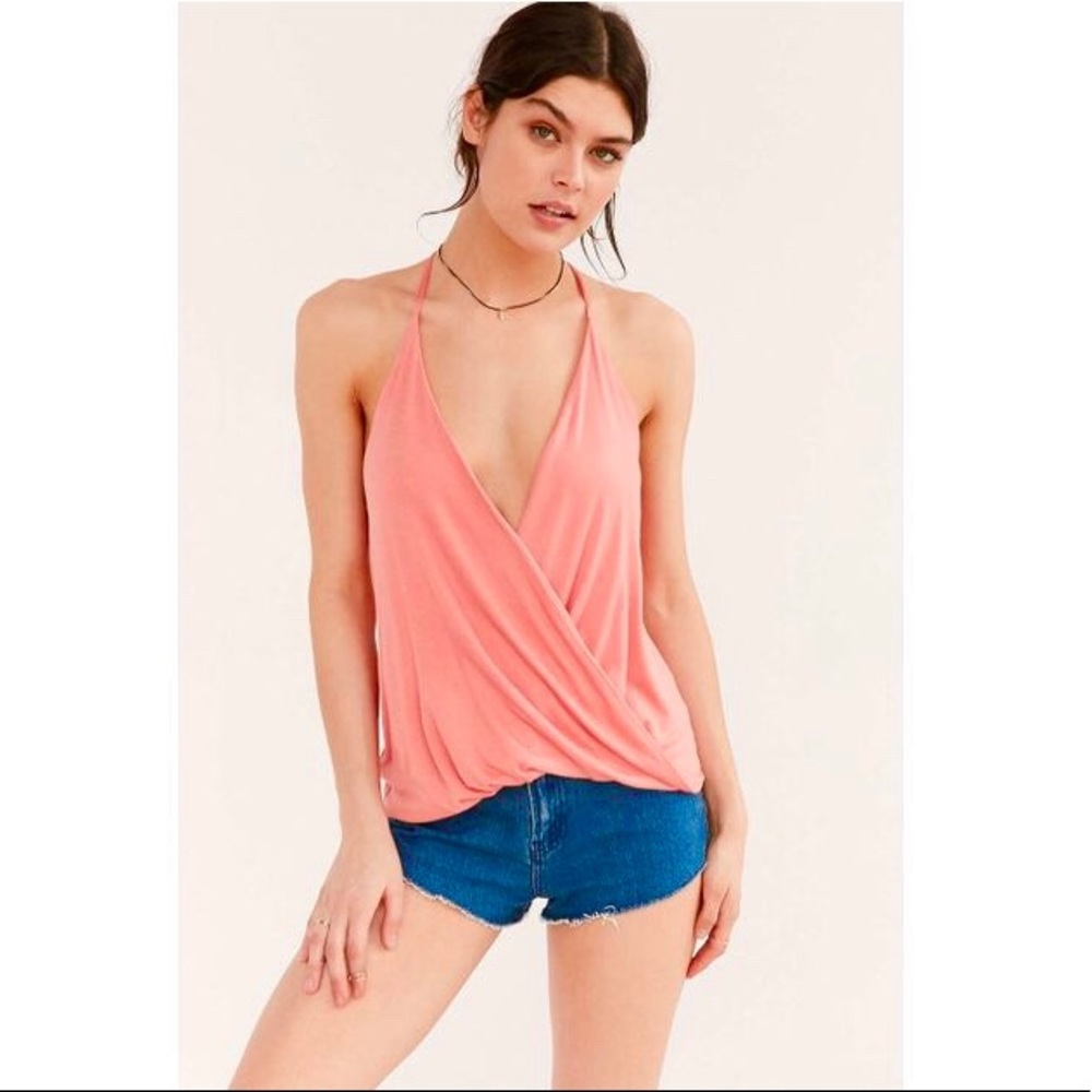 NWT Silence + Noise UO Ava Surplice Top